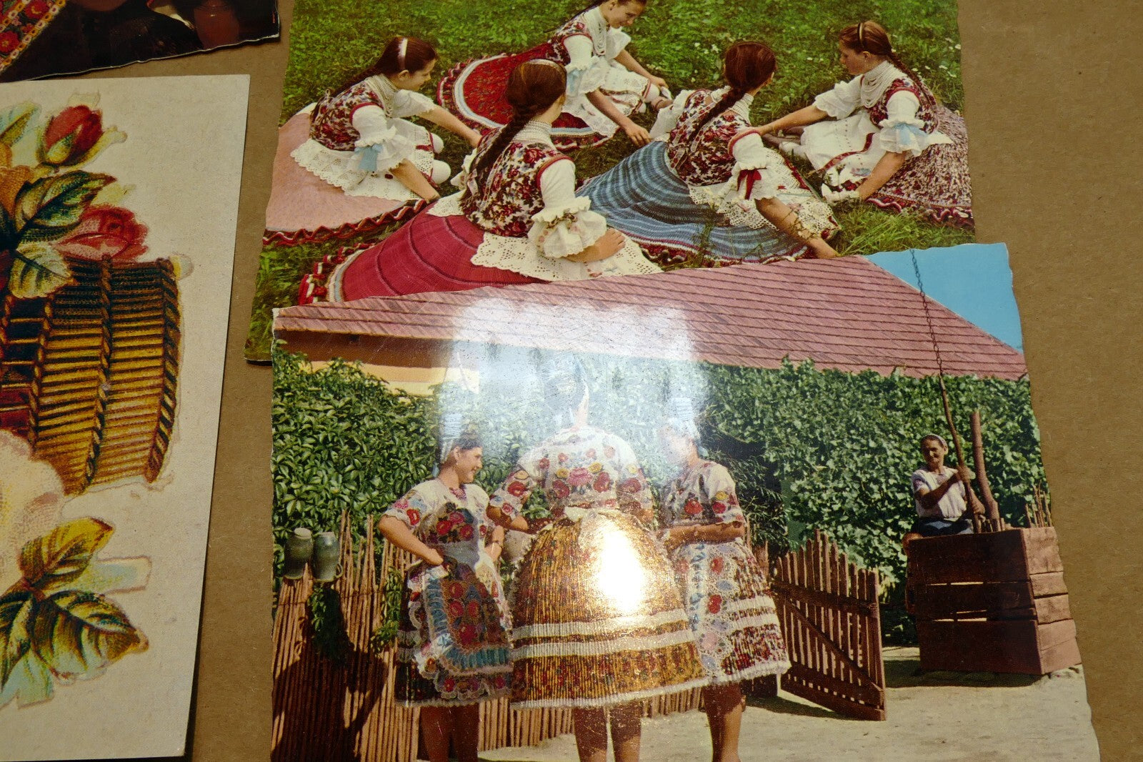 Hungary Magyar Traditional Costume Girls Postcard 1900's  lot of 5 Pack Unposted