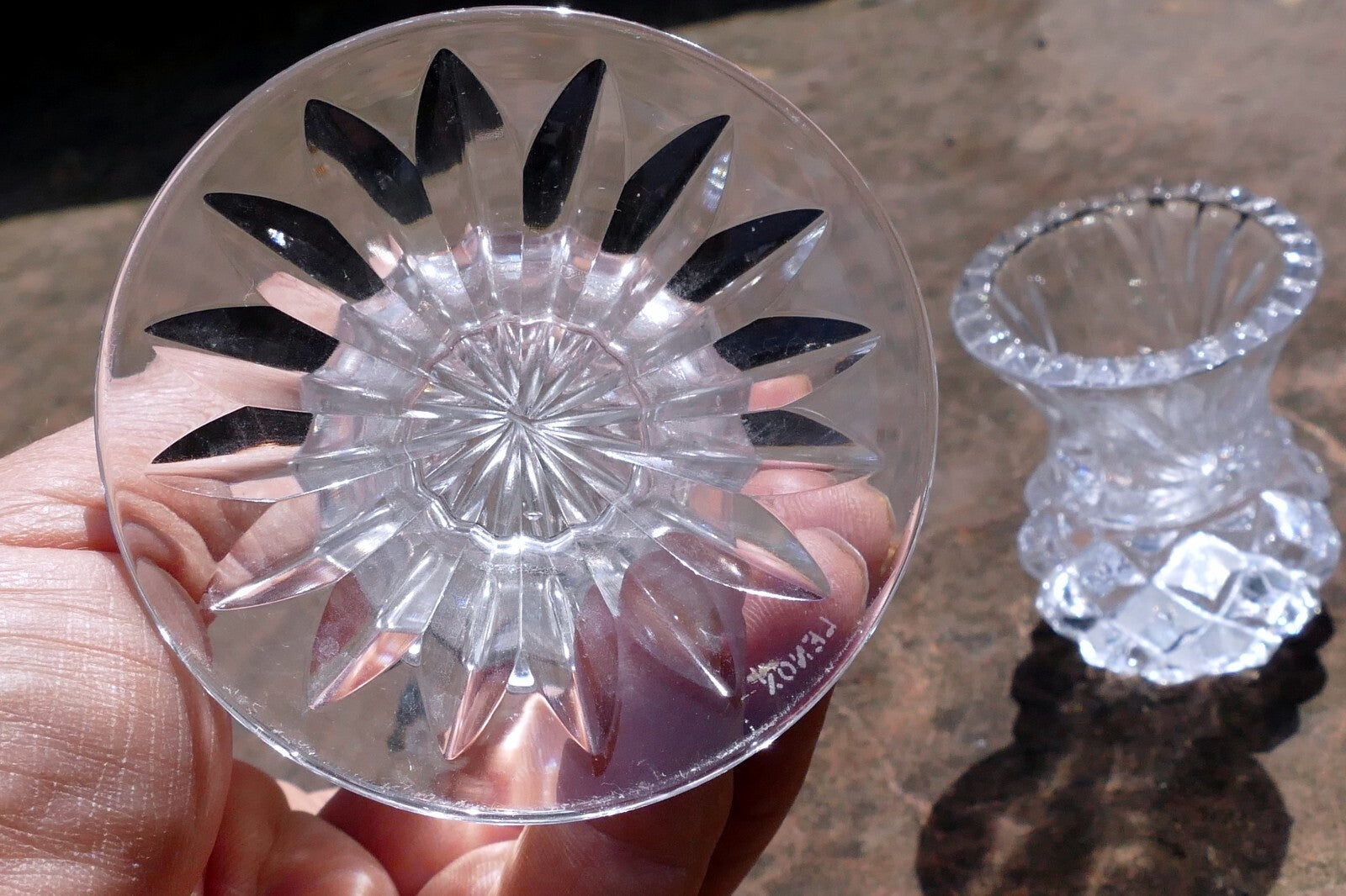Lenox  Impression Crystal Single Candlestick Holder 4.5” and Artman 2.5"