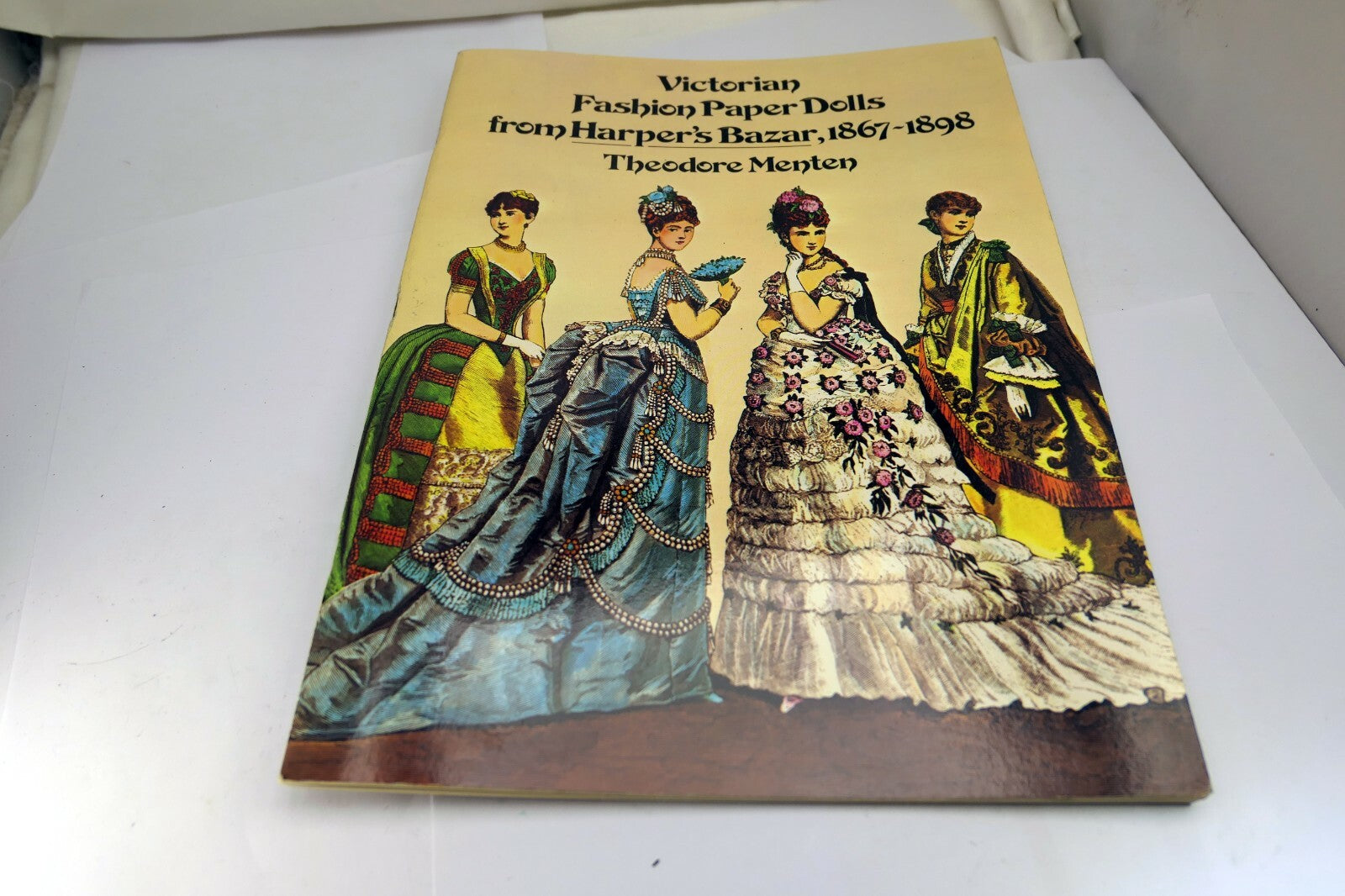 Victorian Fashion Paper Dolls from Harper's Bazar, 1867-1898 by Theodore Menten