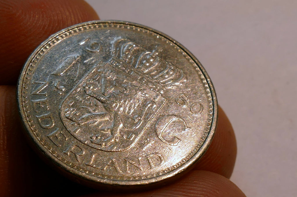 1980 Nederland coin Juliana Koningin 1 G