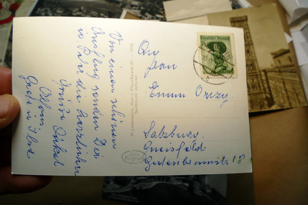 23 Mix lot of posted Postcard from Europe Italy Austria Hungary from 1920-1950's