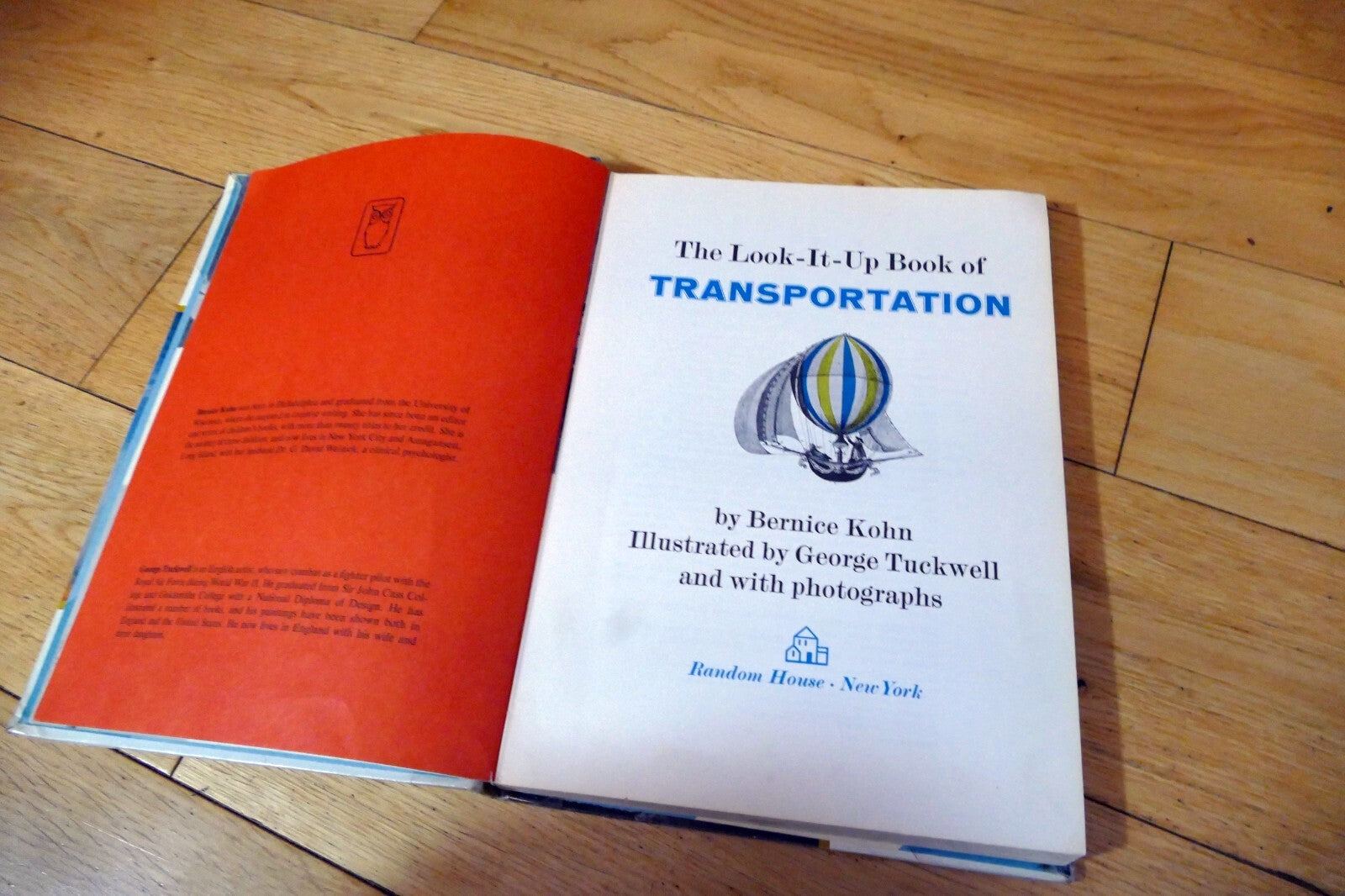 The Look-It-Up Book of Transportation HC, 1968