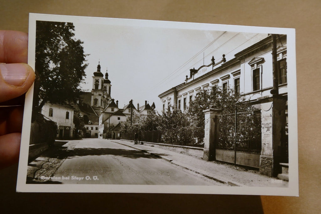 Garsten bei Steyr postcard Black & white Oberösterreich 1920's - unposted