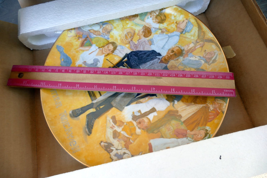 Norman Rockwell Remembered 1979 Limited Edition Plate w/ COA author artist