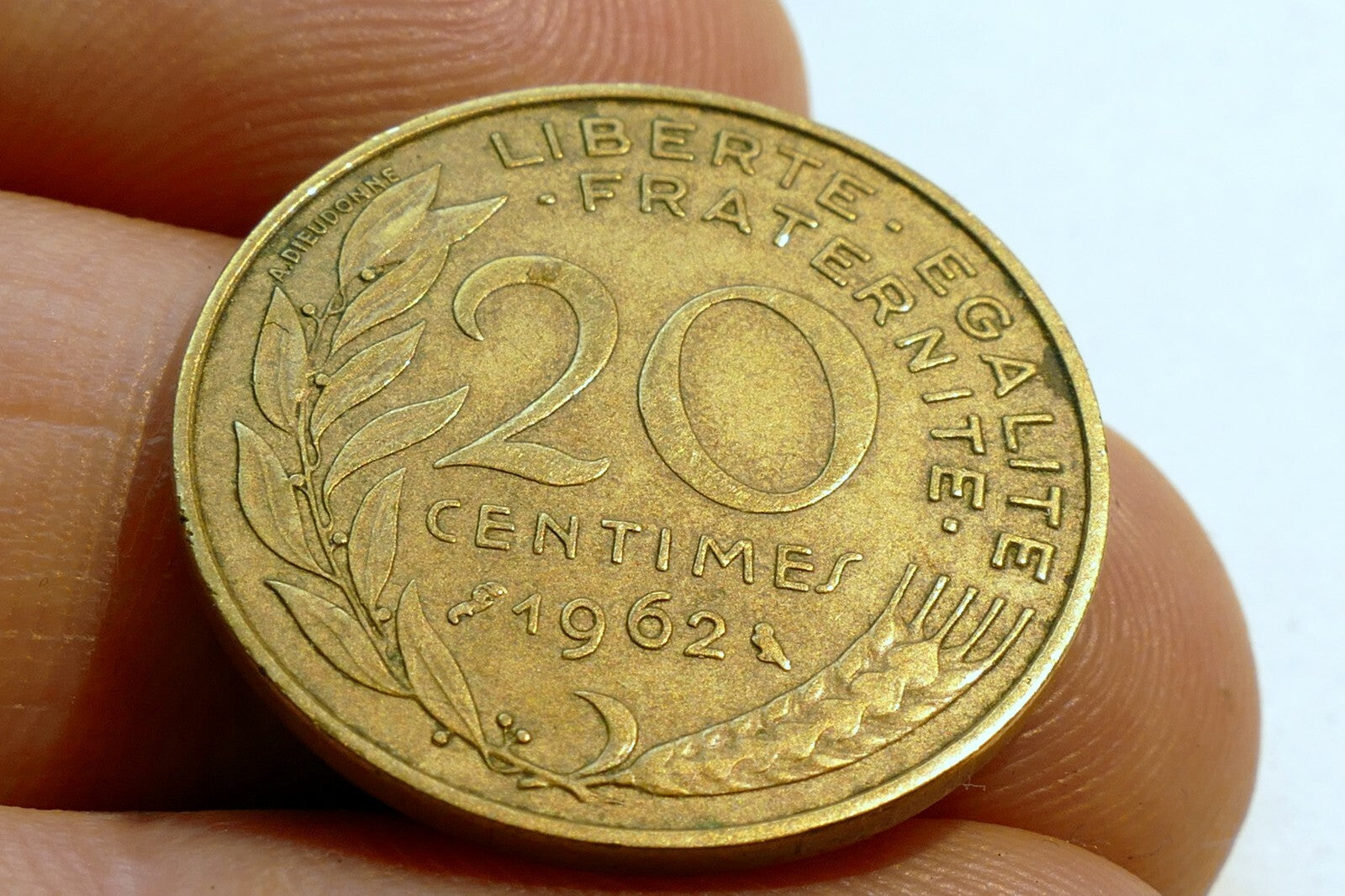 Republique Francais  20 Centimes  1962 coin France