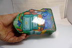 Metal Tin/Container Cookie/Biscuit Bear Ranger Boy Scout  4X7"