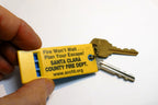 Vintage Plastic Santa Clara County Fire Dept.  safety WHISTLE with keys
