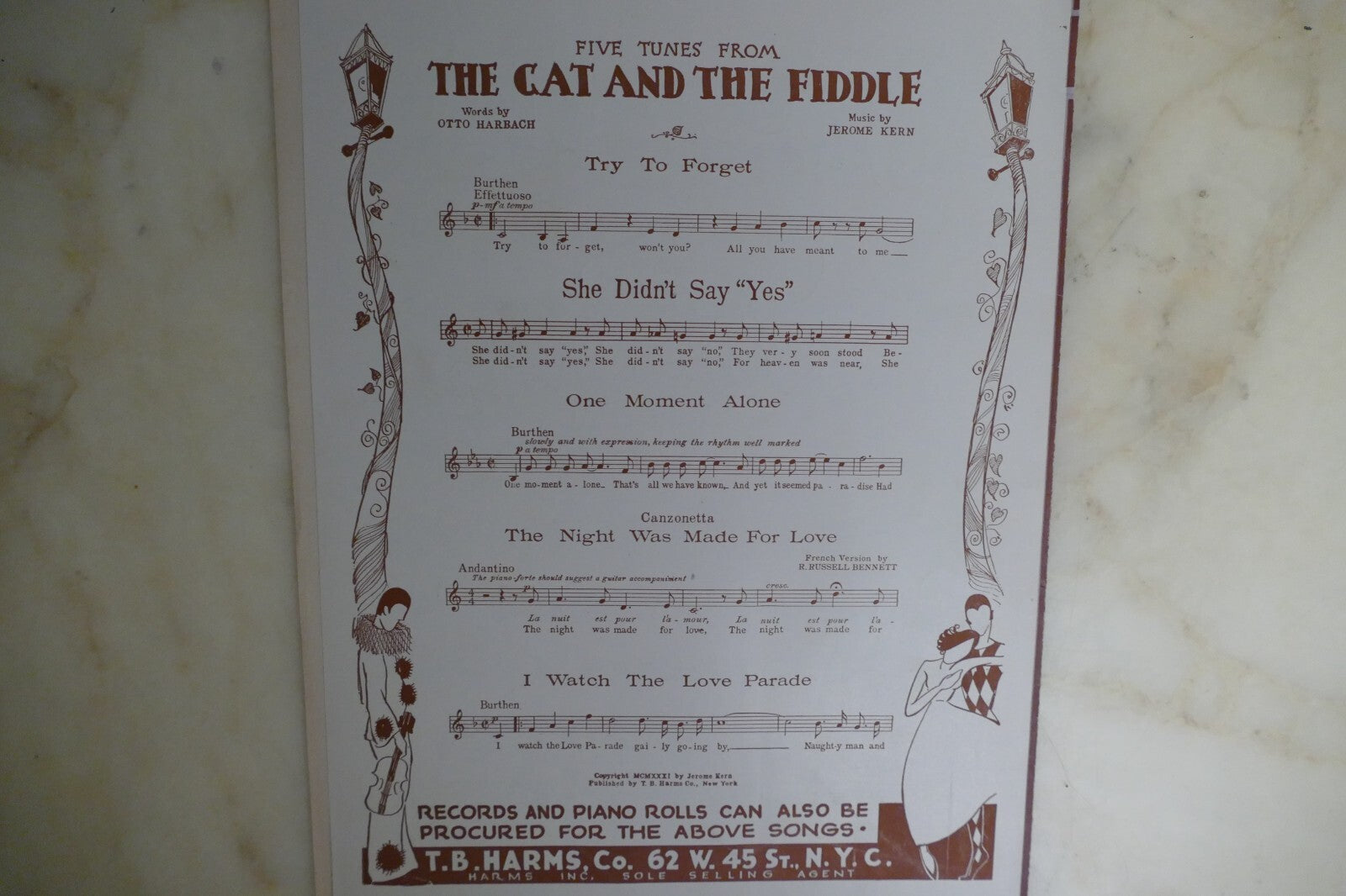 One Moment Alone 1931 by Jerome Kern from The Cat And The Fiddle
