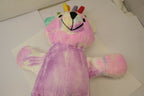 ALEX 14" RAINBOW Bear Plush Polyester Fiber 2006 colorful - USED