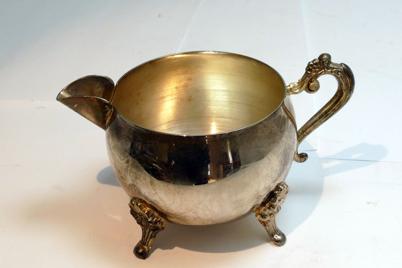 SILVER  PLATE  CREAMER  made in Indonesia