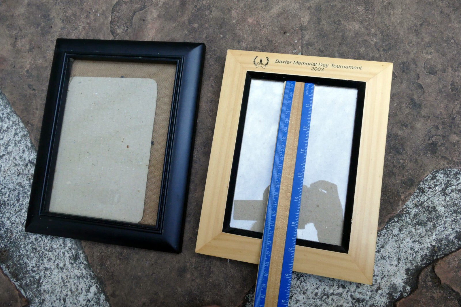 Pack of 2 Four Solid Wood Picture Portrait Frame 5X7" 6X8" Art Photo lot