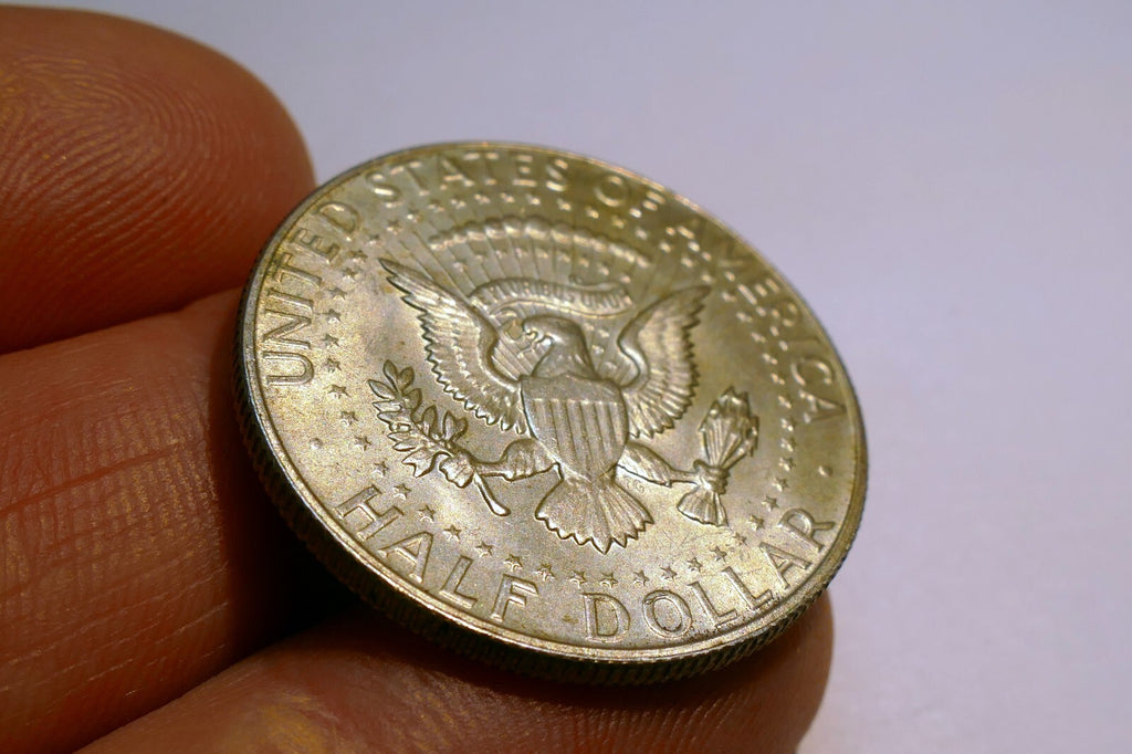 1968 - D Kennedy  half dollar coin US 40 % SILVER 60 % Copper