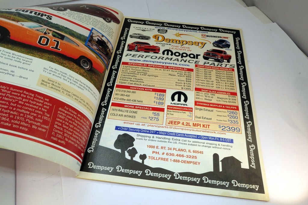 MOPAR Muscle Magazine October 2004 '65 Hemi Road Racer '57-59 Imperial History