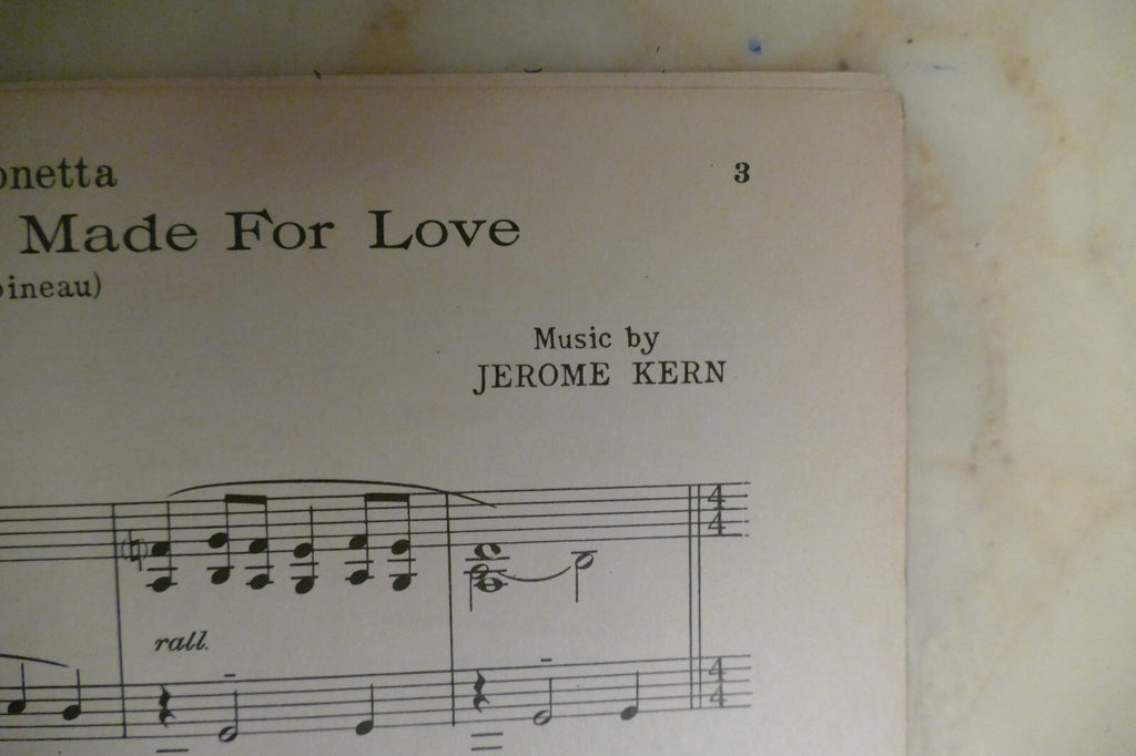 The Night Was Made For Love 1931 by Jerome Kern from "The Cat And The Fiddle"