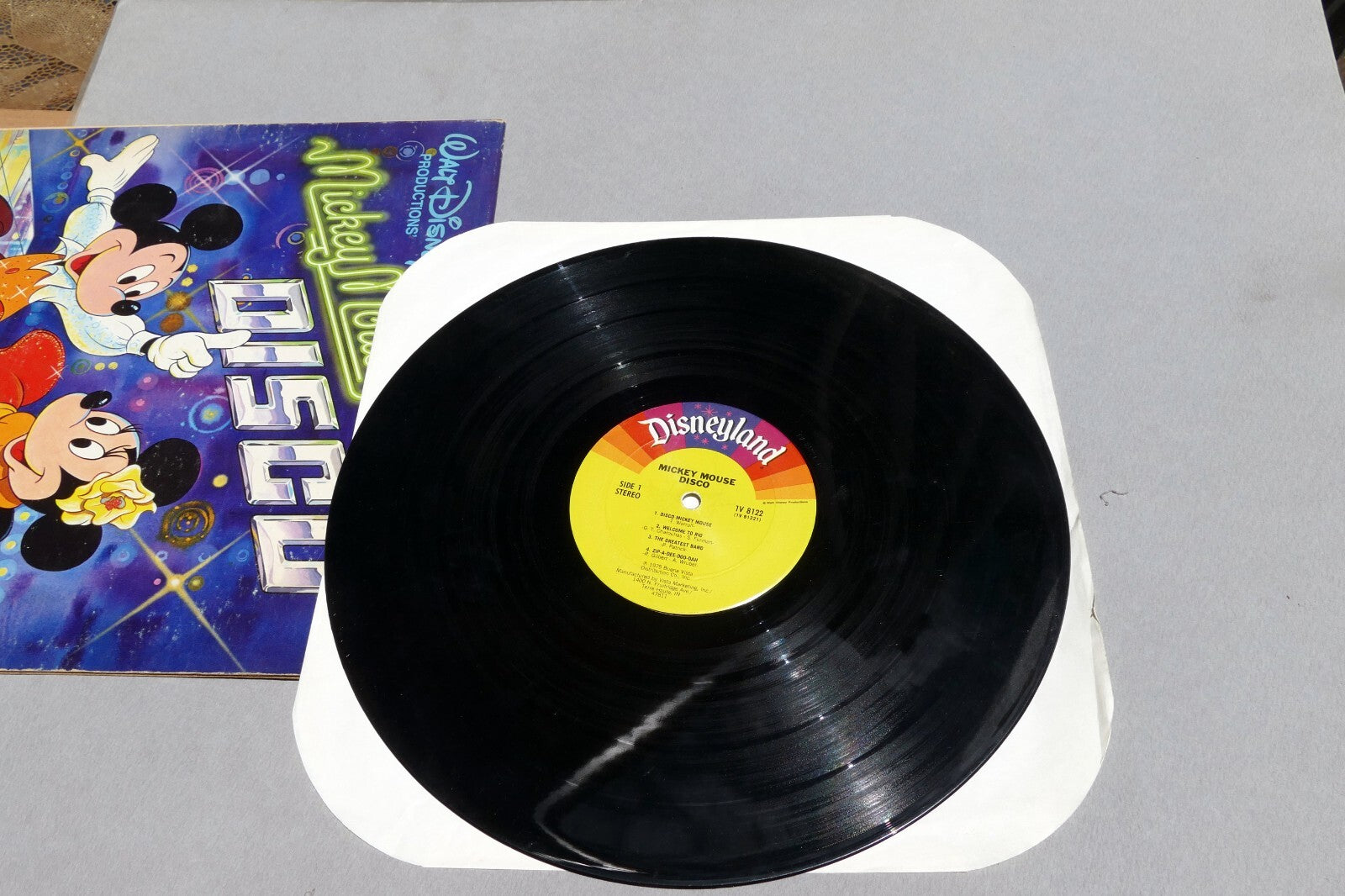 Mickey Mouse Disco Vinyl, LP 1979 Disneyland Walt Disney 1V 8122