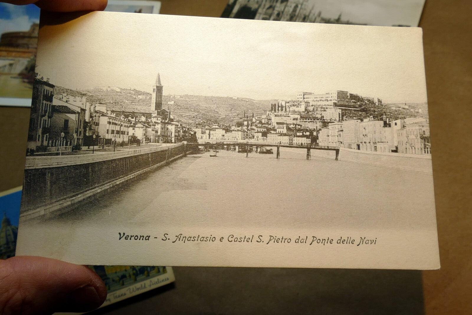 1930-50's Postcard unposted Italy set of 4 Vatican Milano Verona Roma lot