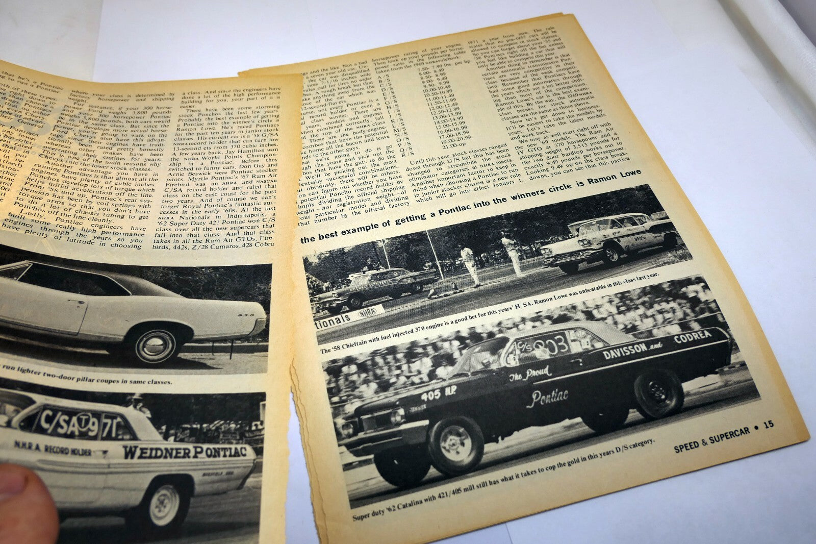 Pontiac GTO Speed & Supercar Magazine clipping advertisement Ad