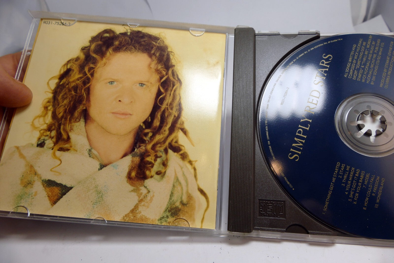 Simply red   stars 1991 music cd warner made in germany
