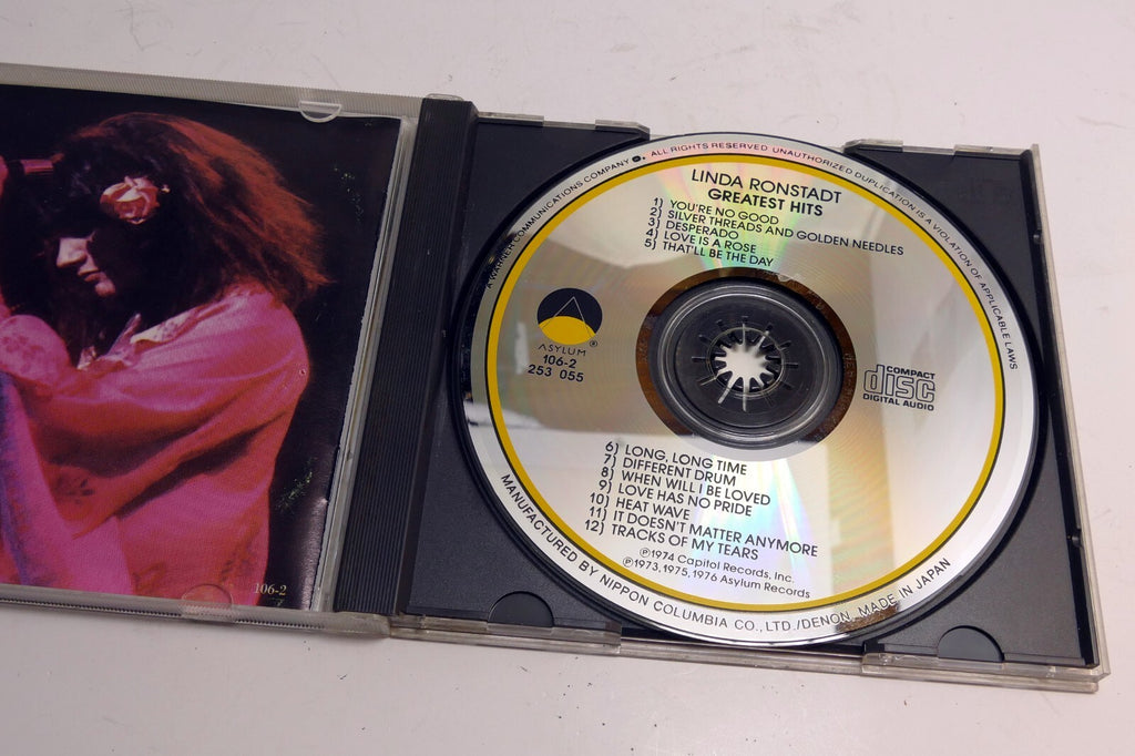 Linda Ronstadt: Greatest Hits CD 106-2 253 055  Asylum  1976 Capitol Records