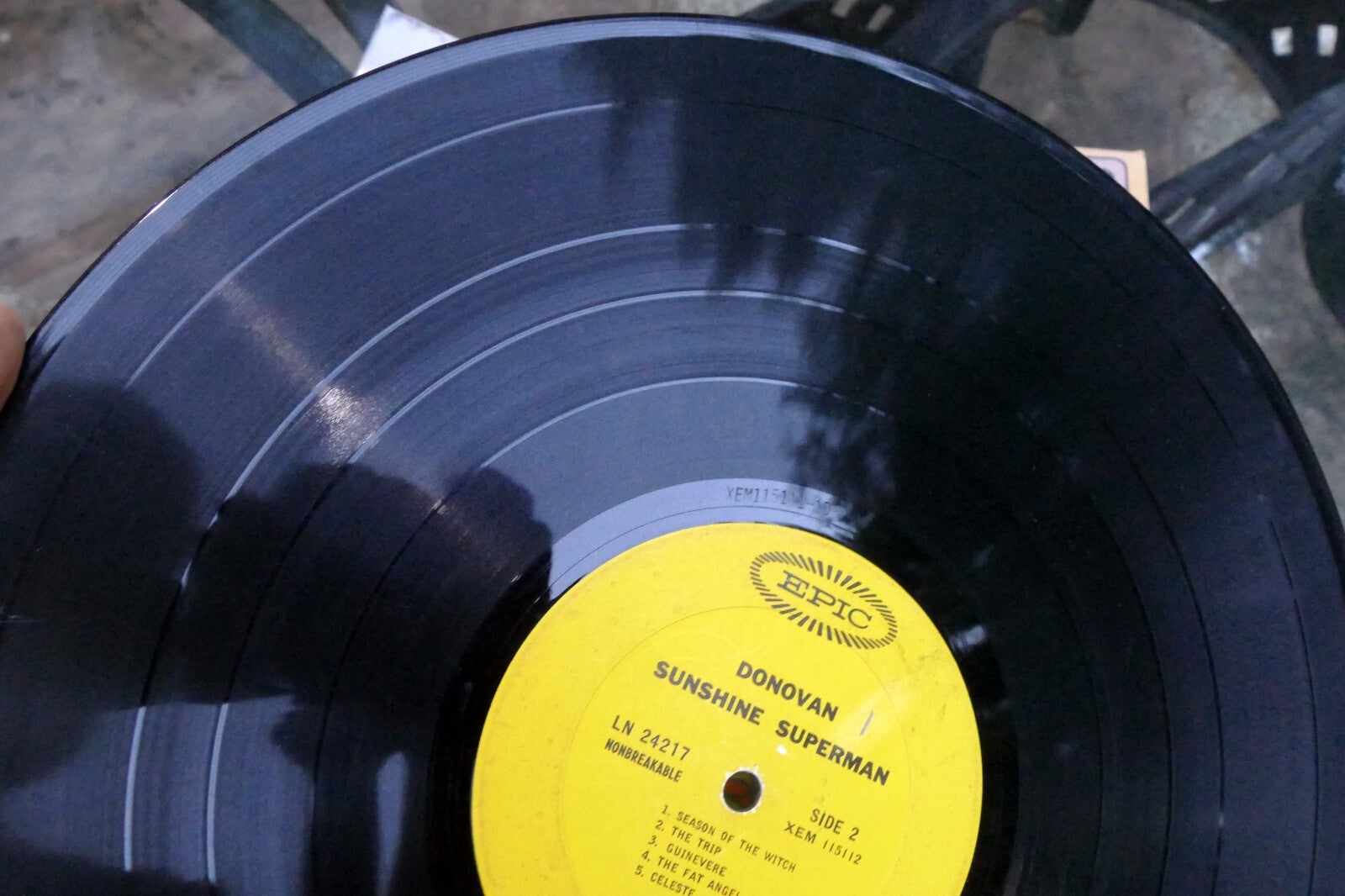 DONOVAN SUNSHIME SUPERMAN EPIC LN 24217 MONO  LP  - poor condition
