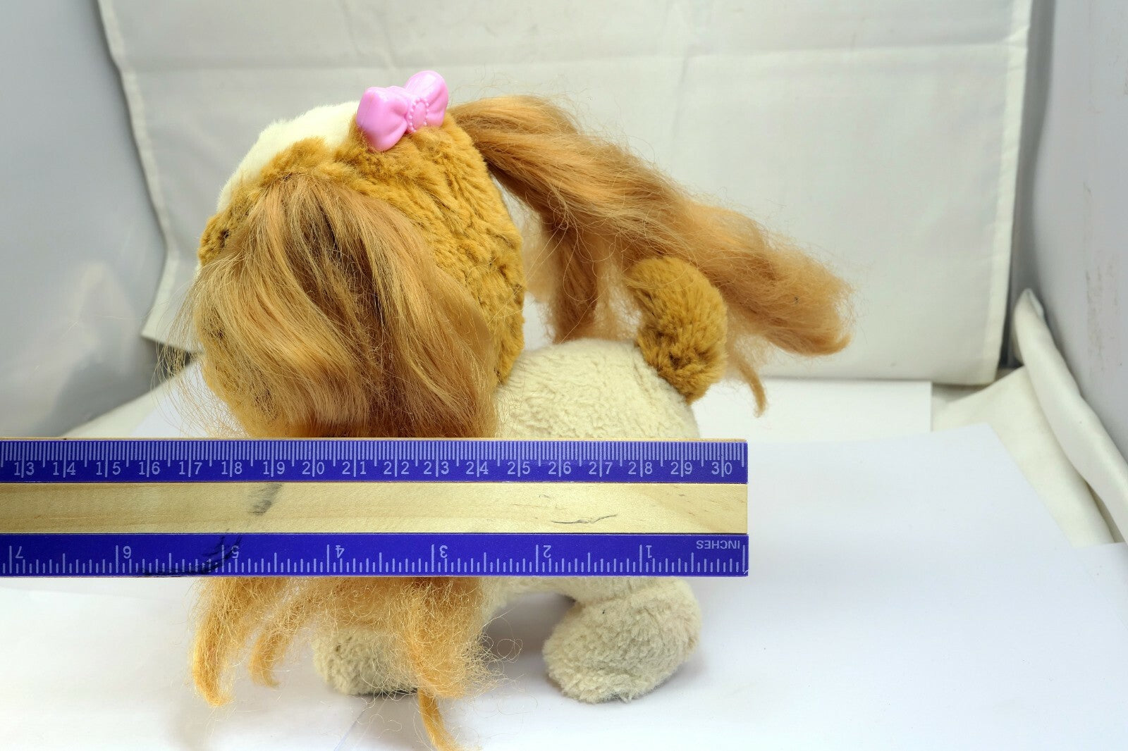 Hasbro Fur Real Friends Princess Brown White Dog  Barks Pull Girl