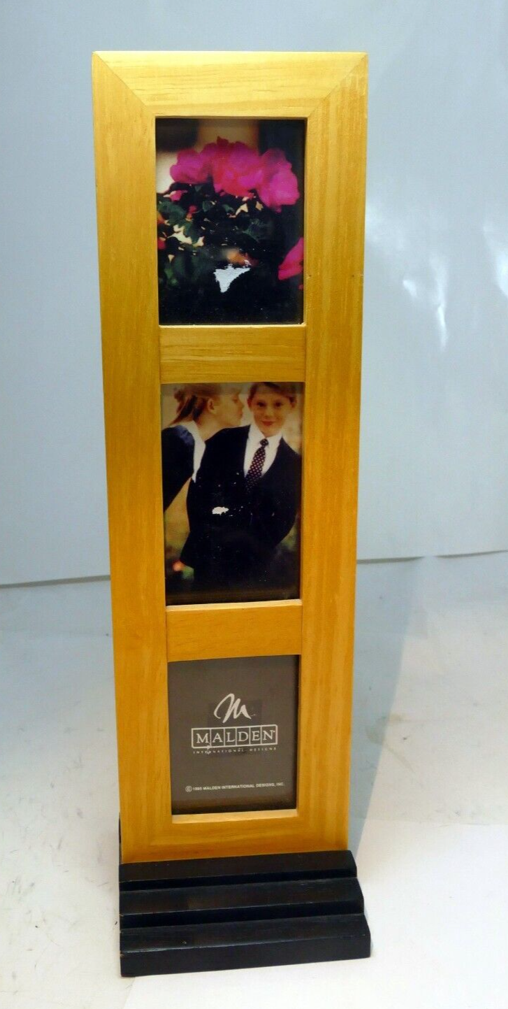 Malden 1.5x2" opening collage matted picture frame, displays free standing desk
