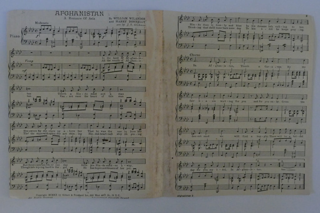 Afghanistan (A Romance Of Asia) 1920, by William Willander and Harry Donnelly