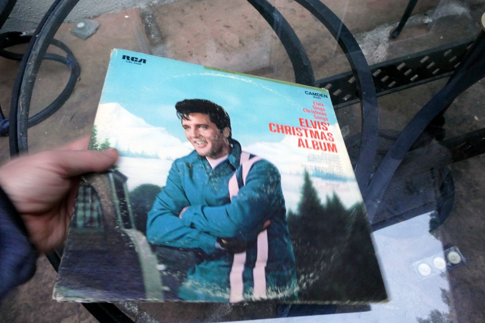 1970 Elvis Presley Elvis' Christmas Album RCA CAL-2428 - ALBUM ART COVER ONLY