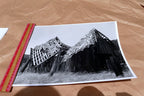 Mt. Shasta California 11X14" Black & white Picture Photo Abandoned Cabin USA