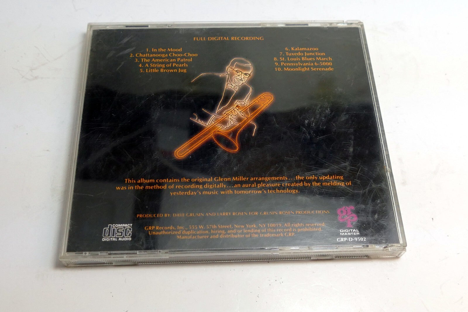 Cover ART Only In the Digital Mood  Glenn Miller Orchestra  ( NO CD included)