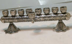 925 sterling menorah judaica silver candle chanukah yemenite ornate 100gr
