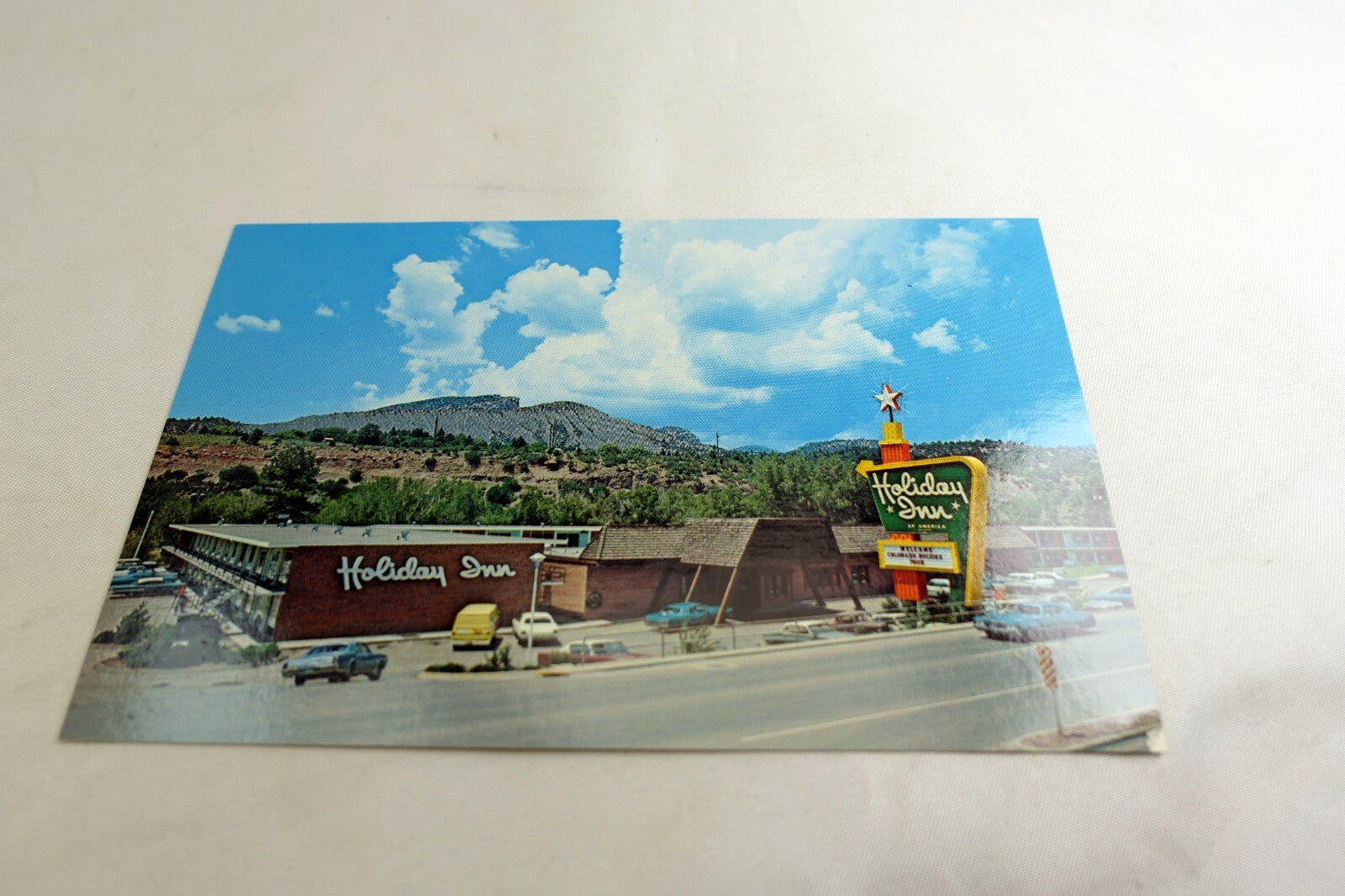 Durango Holiday Inn Colorado Americana Post Card 1960's vintage US