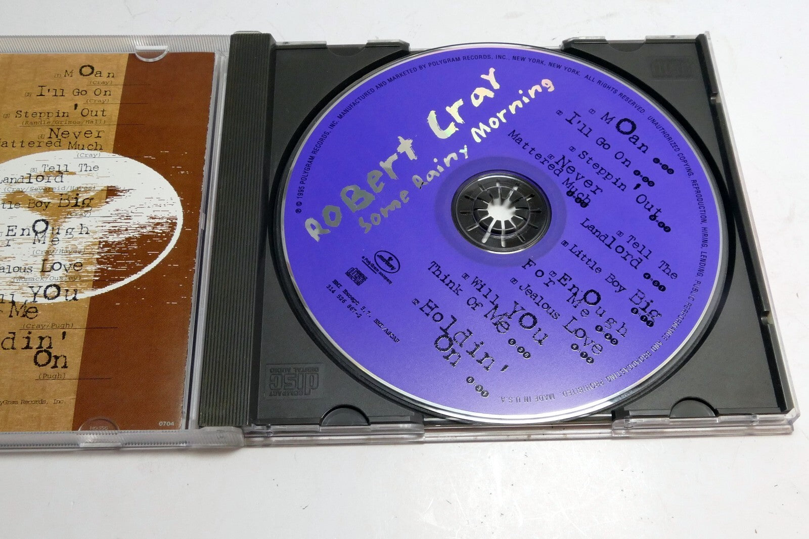 Some Rainy Morning  CD Robert Cray Band 314 526 867-2 Mercury  1995 Polygram