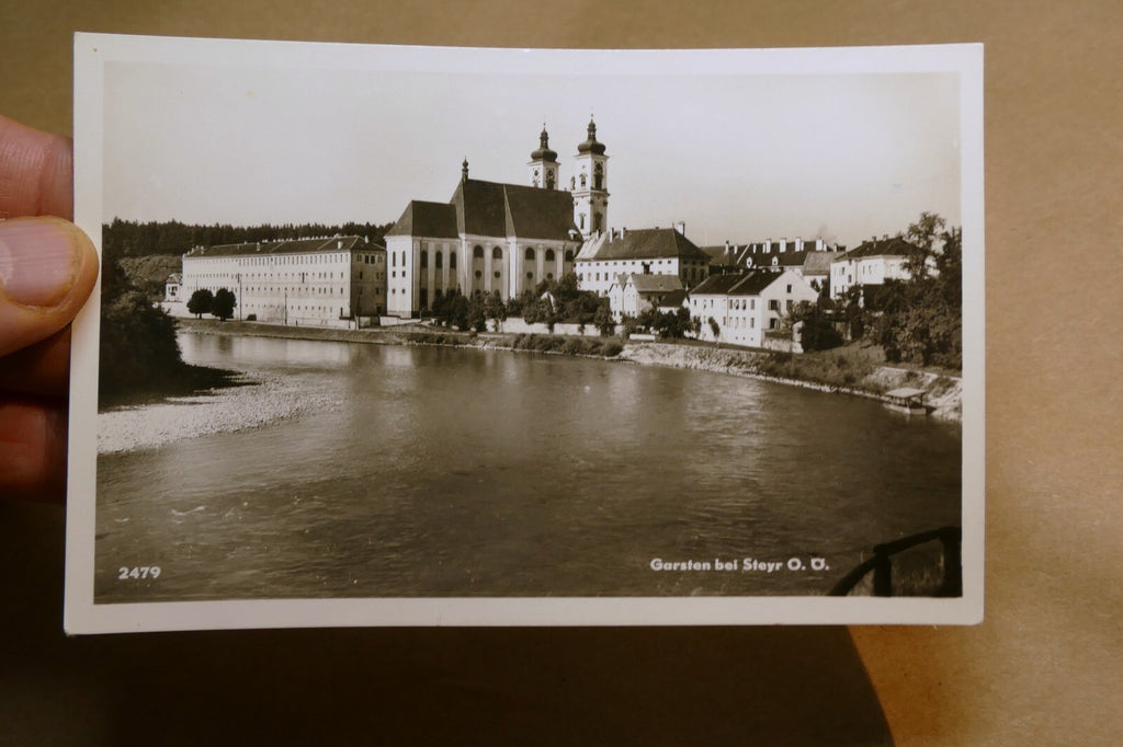 Garsten bei Steyr O. U. postcard Black & white Oberösterreich 1920's - unposted