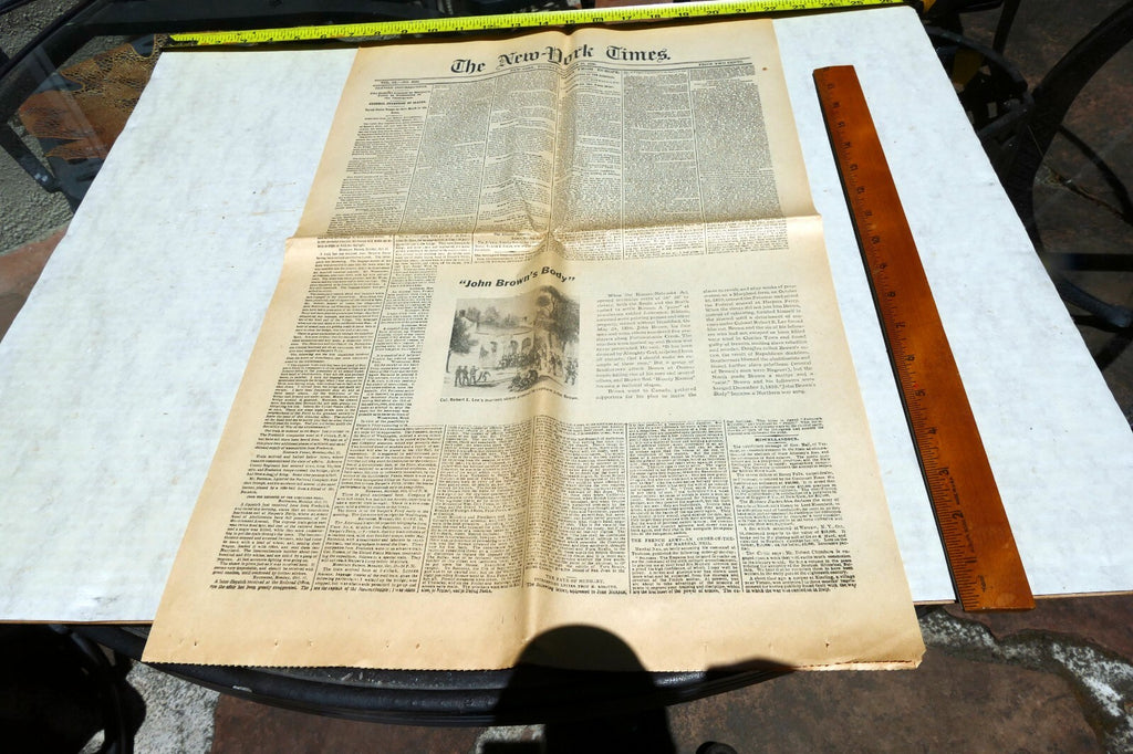 New York Times  Dec. 21,  1860 - Reprint - Civil War, South Secession Begins