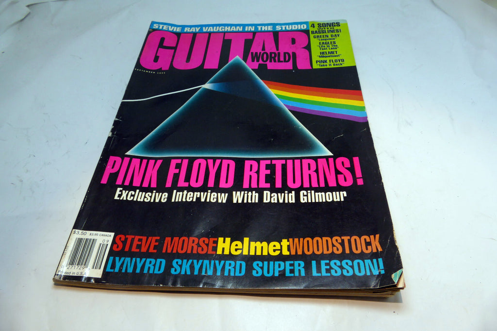 Guitar World Magazine September 1994 Pink Floyd Interview w/ David Gilmour