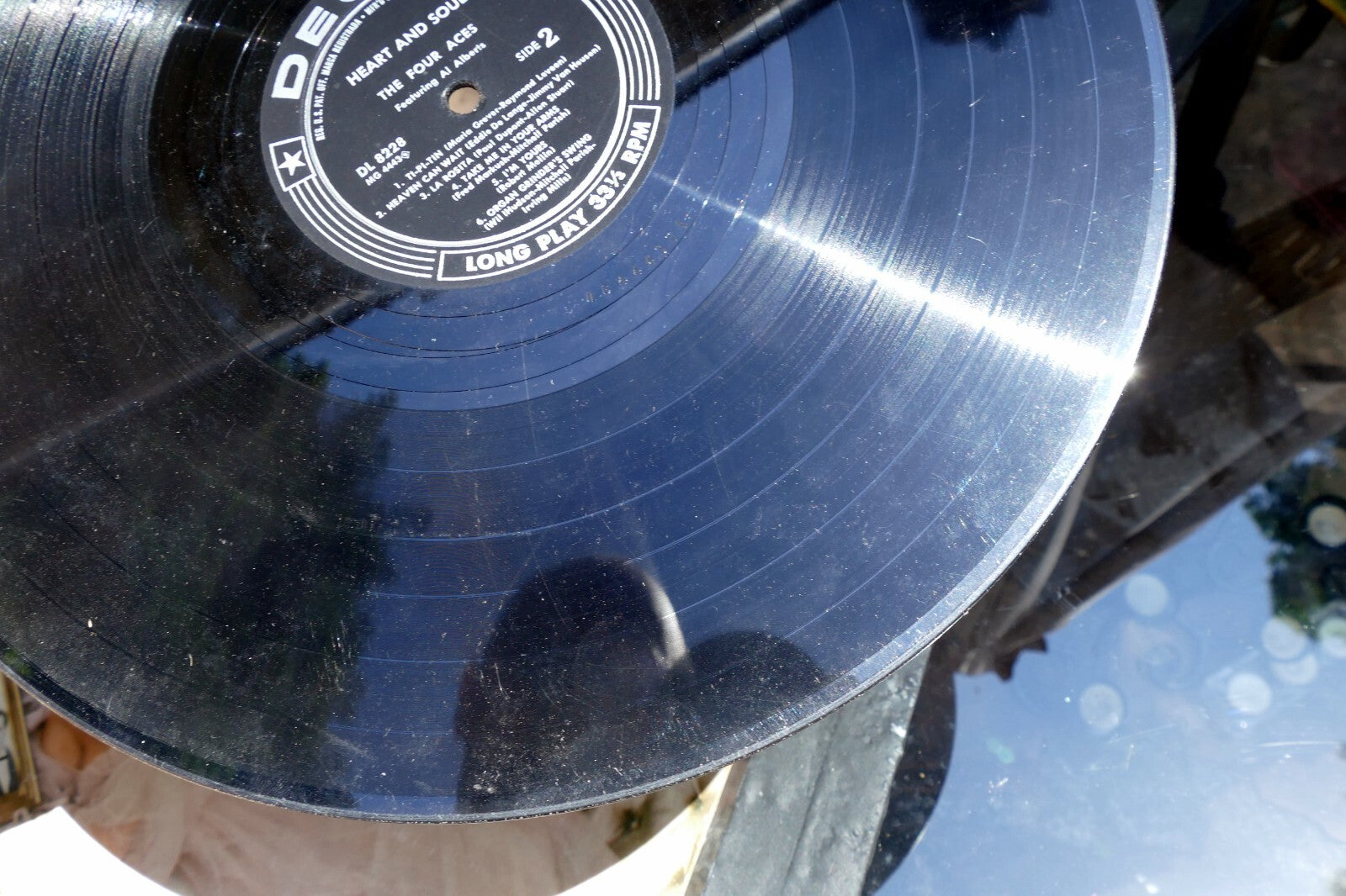 Four Aces Heart And Soul Record Album Vinyl LP DL 8228 Decca 1956