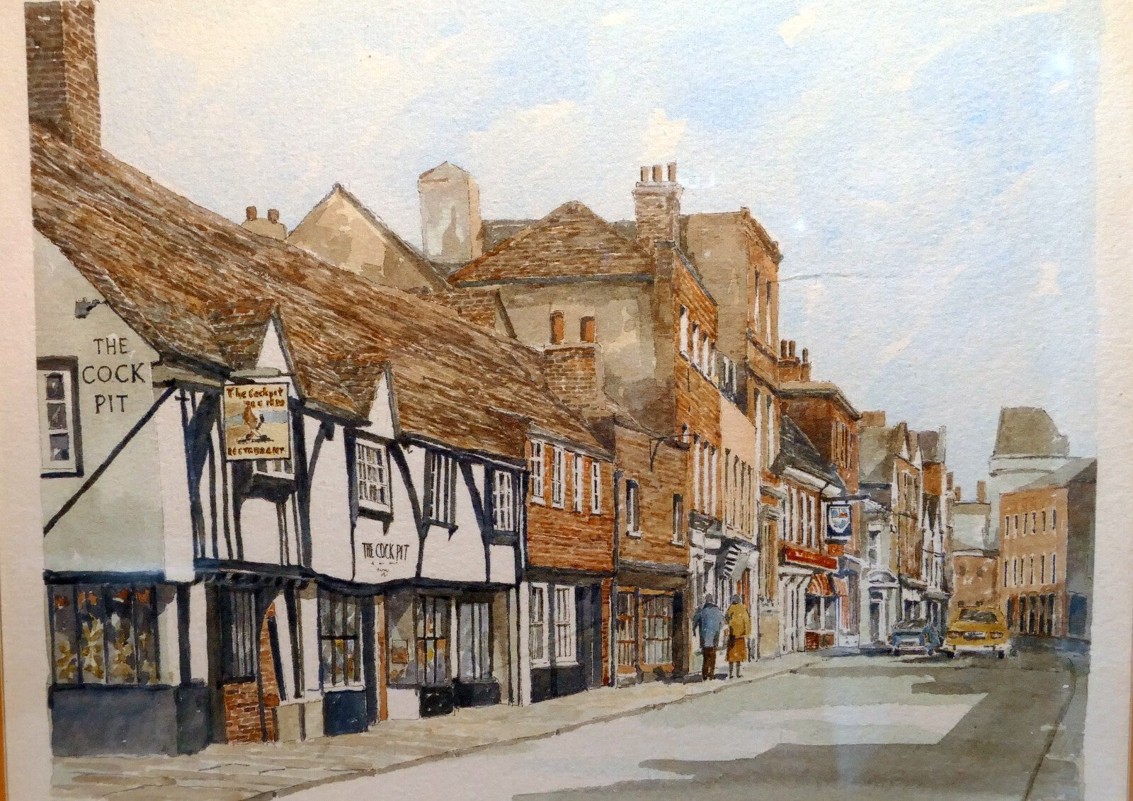 Glyn Martin Print Signed Numbered Framed High Street Eton 22/850