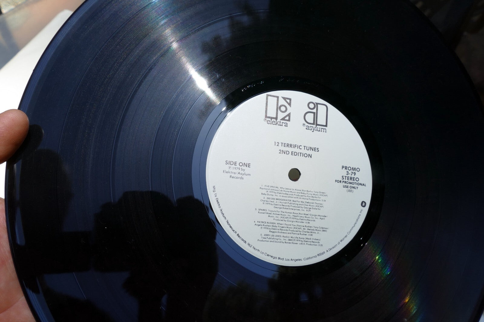 12 Terrific Tunes LP Promo 1-79 2ND Edition 3-79 Asylum / Elektra 1979