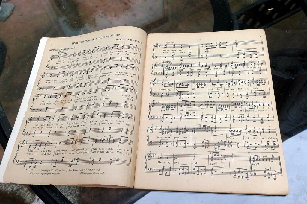 Harry Von Tilzer's Favorite Hits Songs Sheet Music 1922