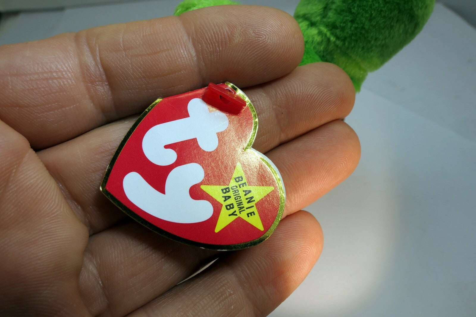 TY Beanie Baby Speedy Turtle  Plush Toy Style 4030 1993-1994 with errors