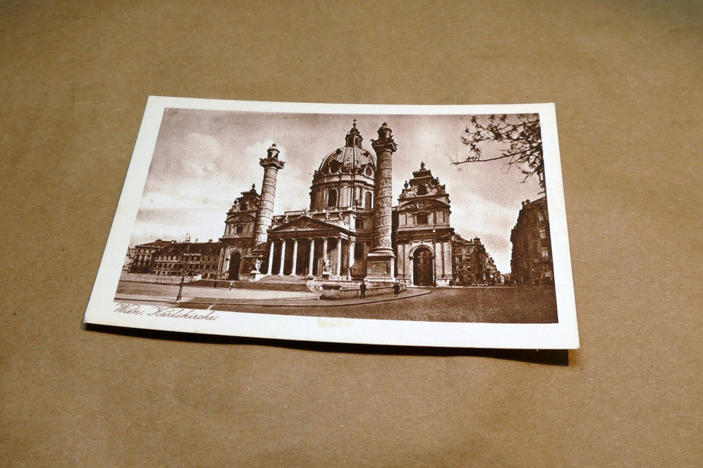 Wien - Karlskirche  postcard Austria 1930's  - unposted
