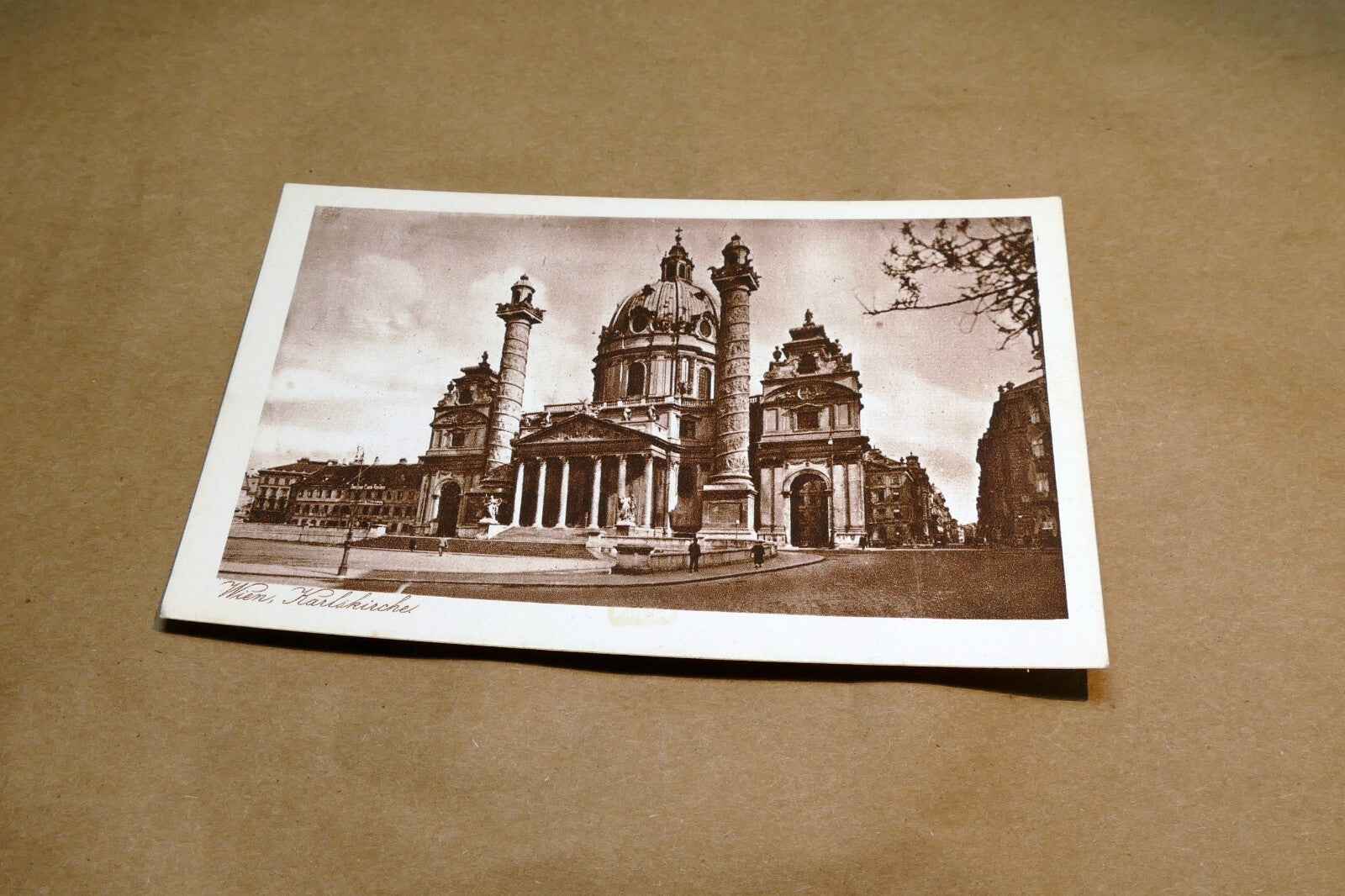 Wien - Karlskirche  postcard Austria 1930's  - unposted