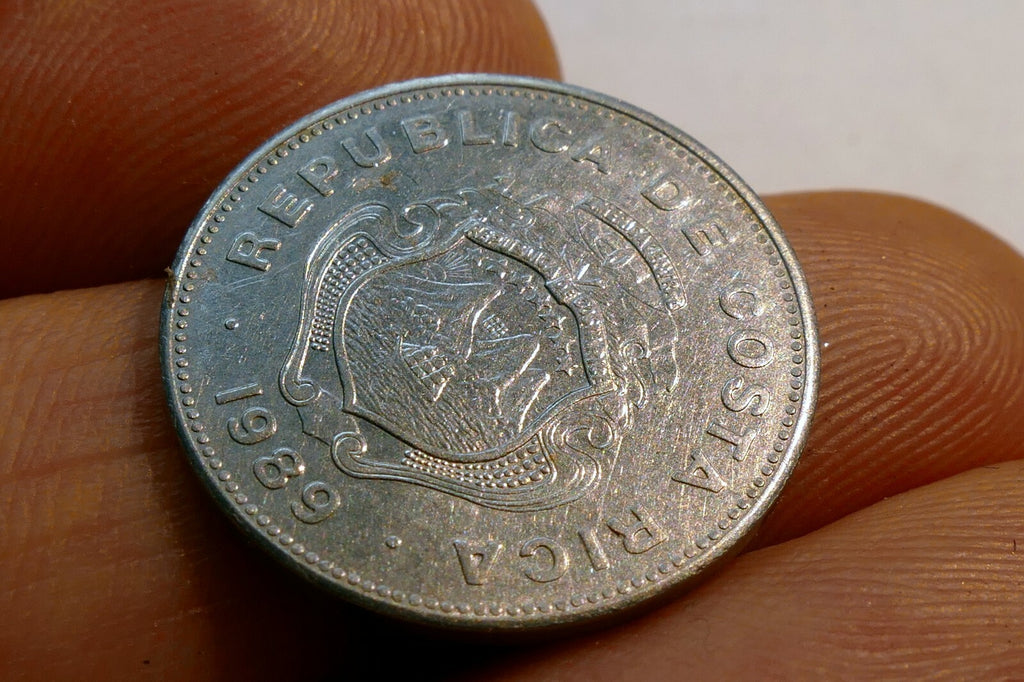 America Central Coin Republica De Costa Rica 1989 1 Colon