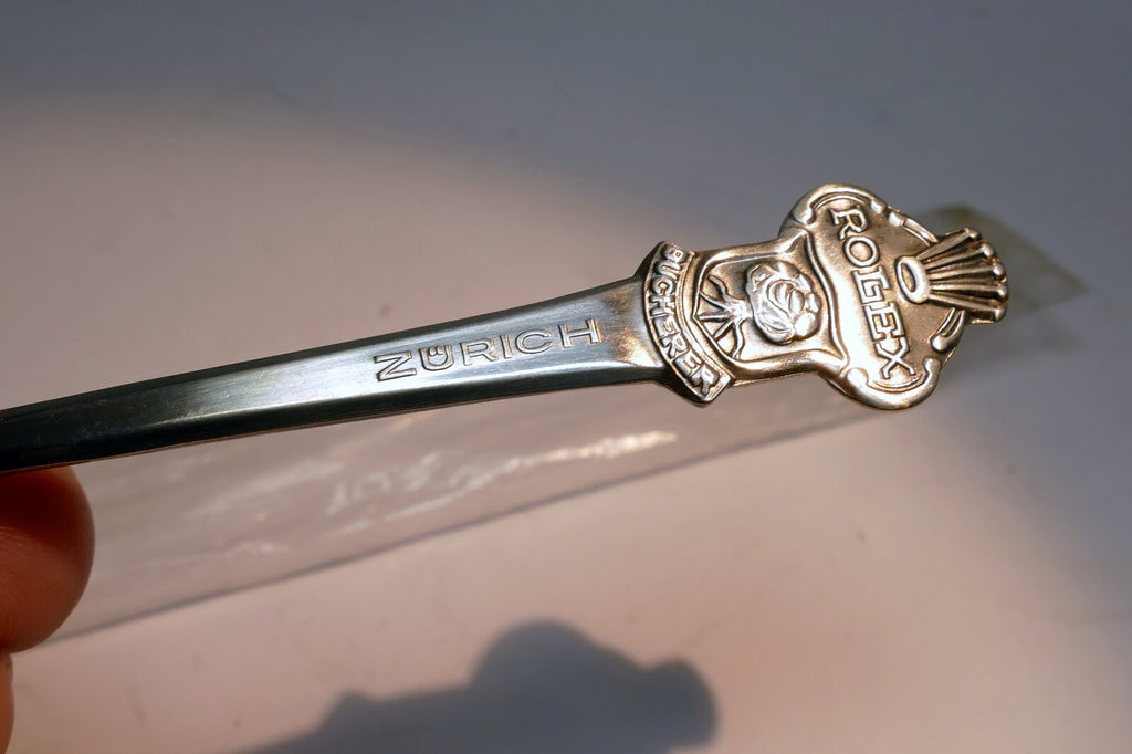 Rolex Bucherer of Switzerland "Zurich" Spoon souvenir rose - near mint