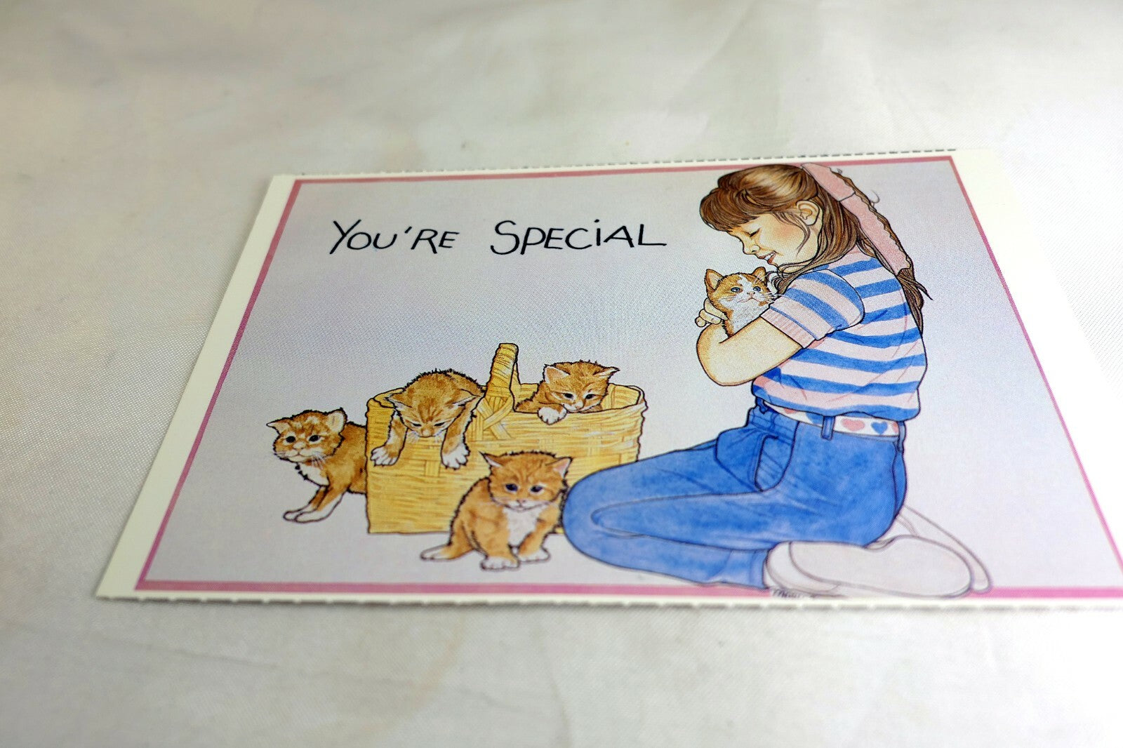 You're Special Postcard Animal Shelter North Shore League Adopt a Pet Kitten