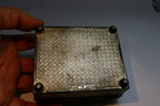 Metal Jewelry Cigarette Tobacco Box JAPAN Soldier w/ rifle musket horse Trinket
