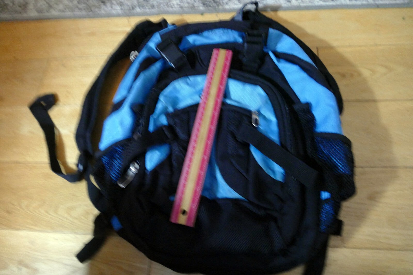 Adidas Load Spring Laptop Backpack Blue Black 4 Zip Pockets XL Large