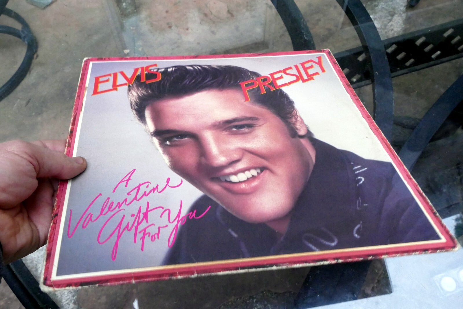 1985 Elvis Presley a Valentine Gift For You AFL1-5353 - ALBUM ART COVER ONLY