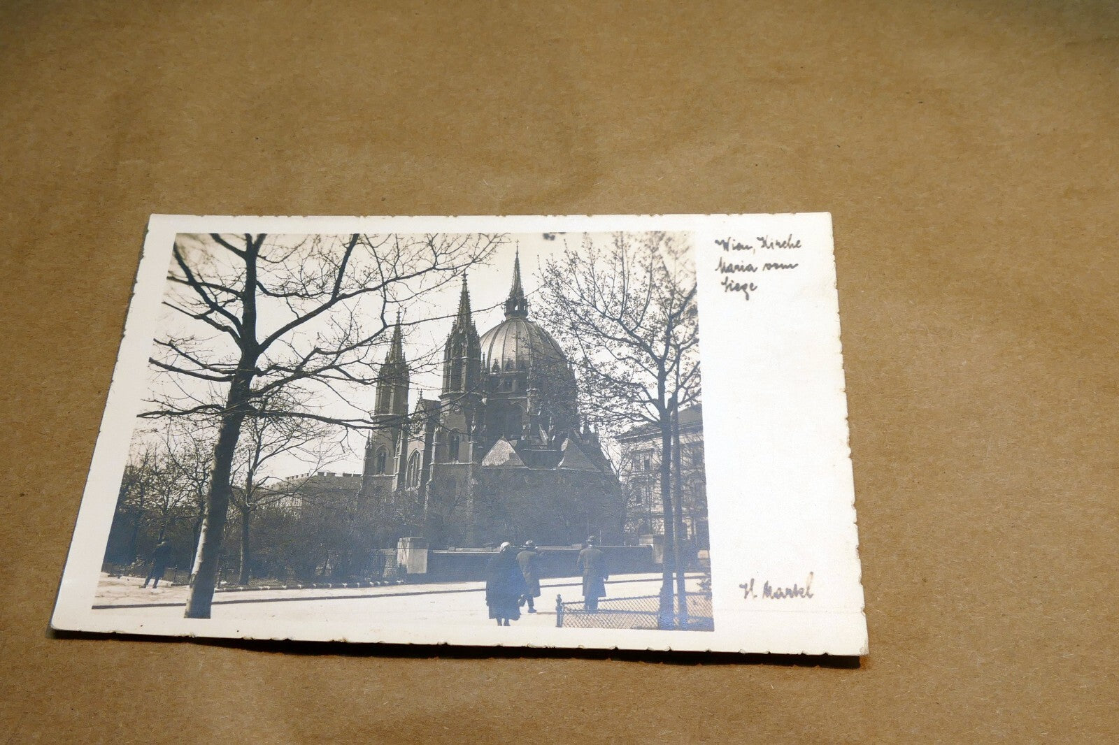 Wien - Kirche Maria vom Siege postcard Austria 1930's  - unposted